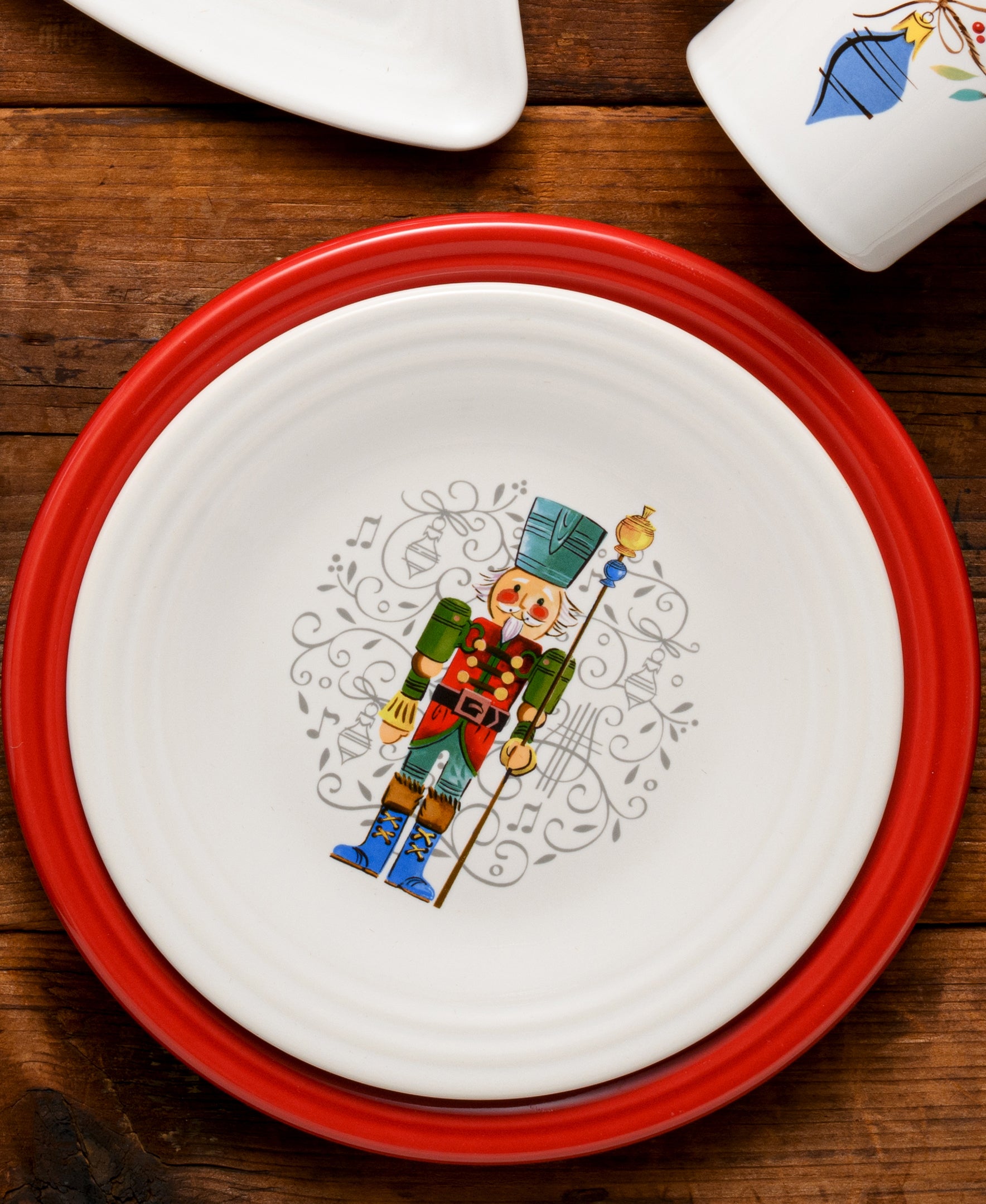 Nutcracker The Guardian Classic Rim 9 Inch Luncheon Plate - Image 2