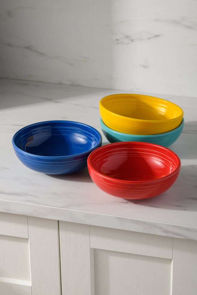 Mixed Vibrant Bistro Coupe 7 5/8-Inch 38OZ Medium Bowls. Set of 4 - Image 2