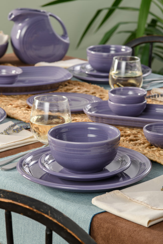 Lavender Bistro Coupe 3-Piece Dinnerware Set. Service for 1 - Image 2