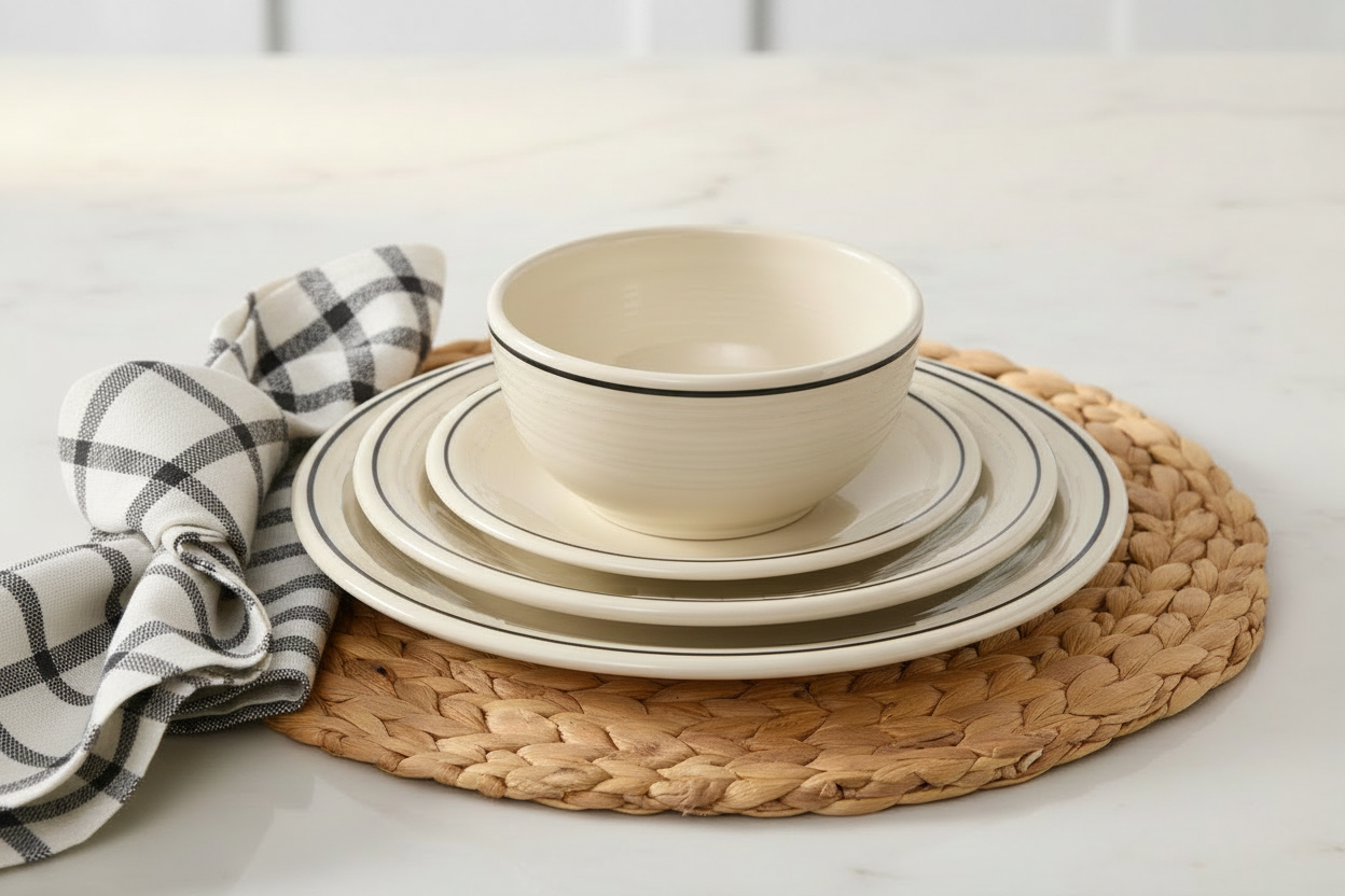 Black Band Bistro Coupe 5 1/2 Inch Cereal Bowl 22 OZ - Image 2
