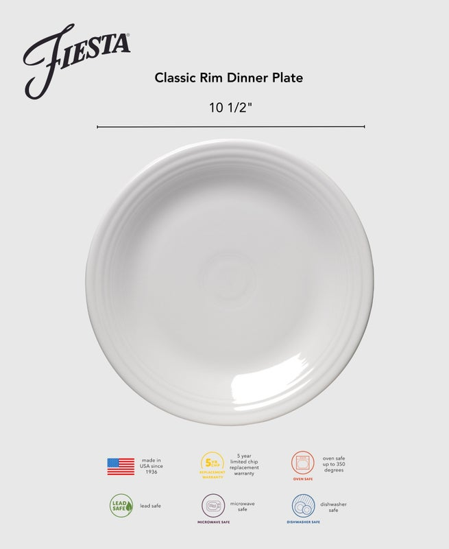 Botanical Floral Sky Classic Rim 10 1/2 Inch Dinner Plate - Image 3