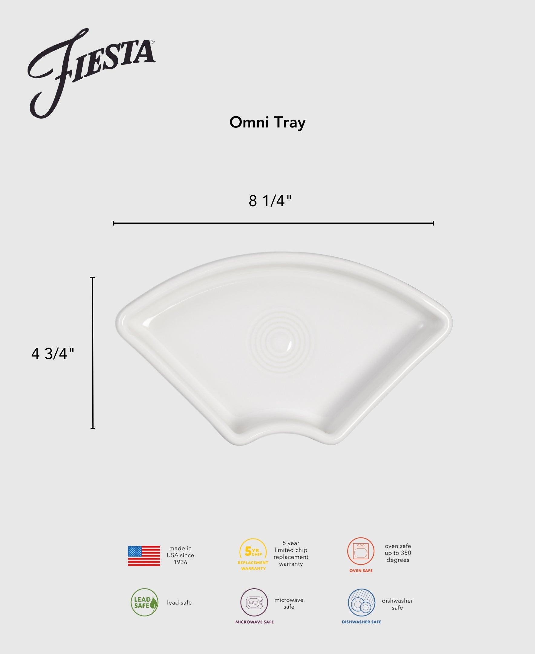 White 5-Piece Entertaining Set 8 1/5 Inch - Image 4