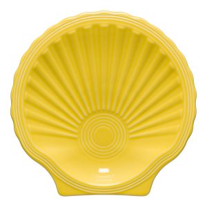 Retired Shell Shaped Plate 8 1/4 OZ